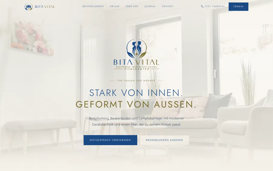 Startseite von BITA VITAL