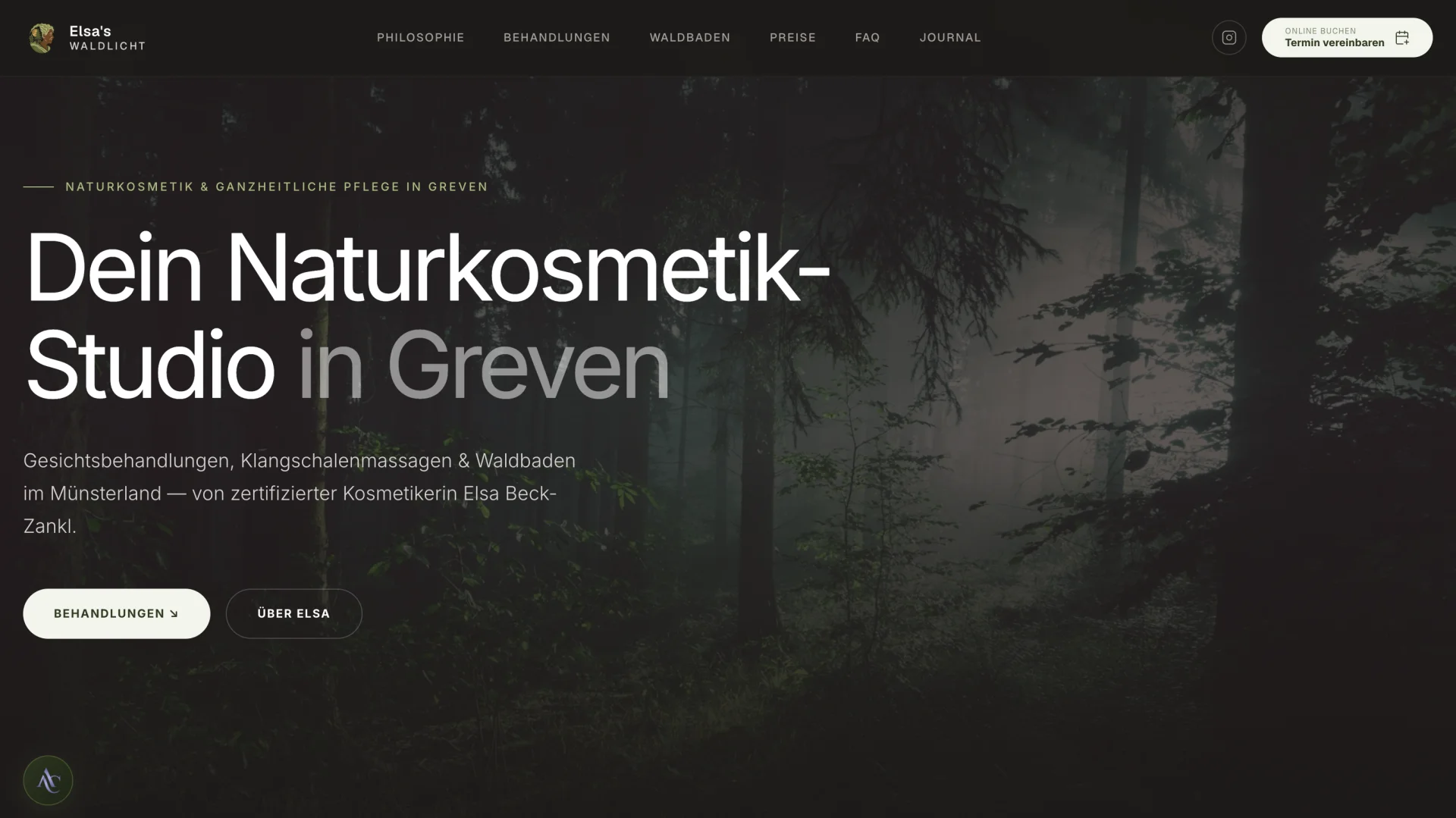 Website – elsas-waldlicht.de