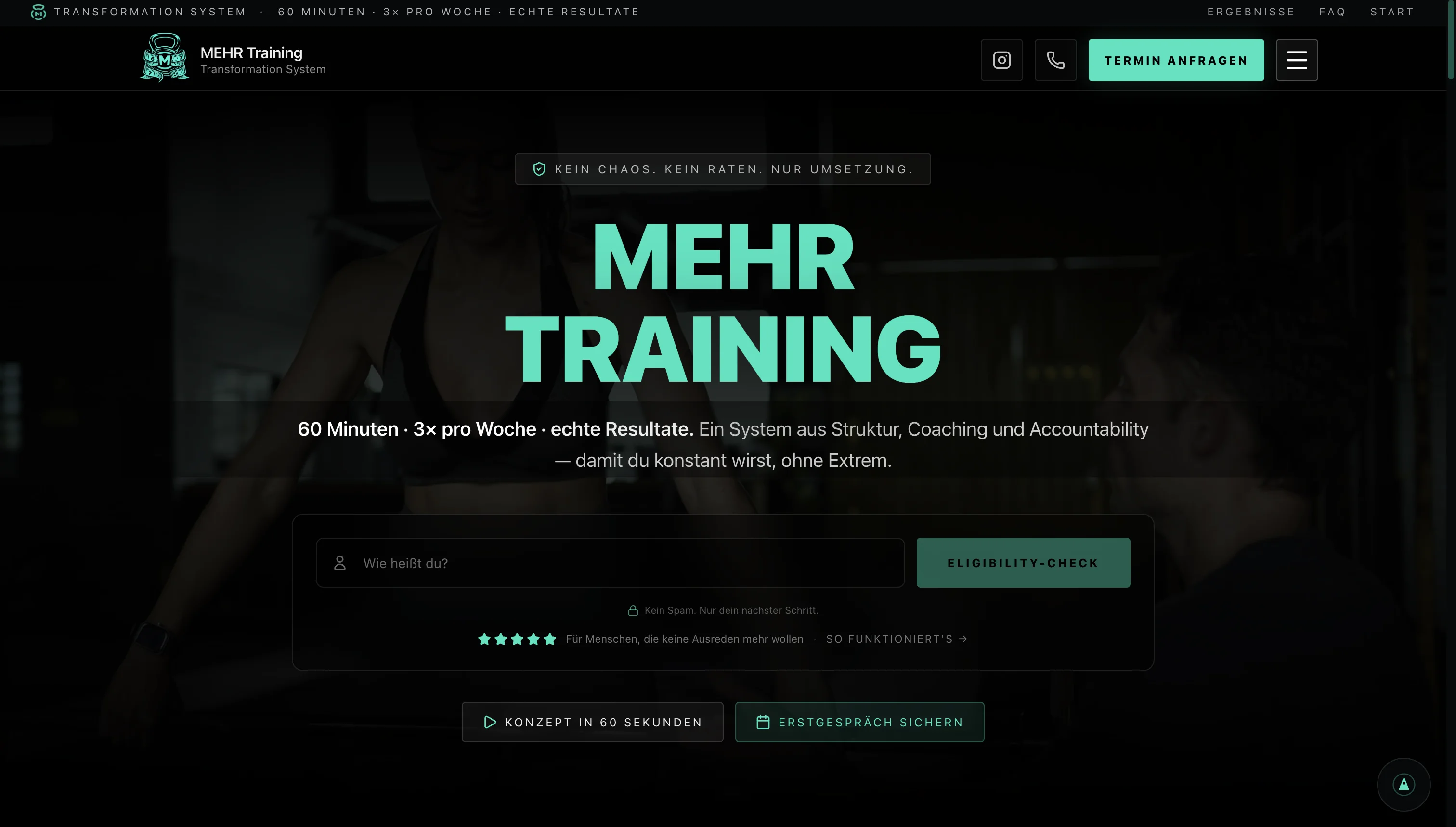 Website – mehr-training.de